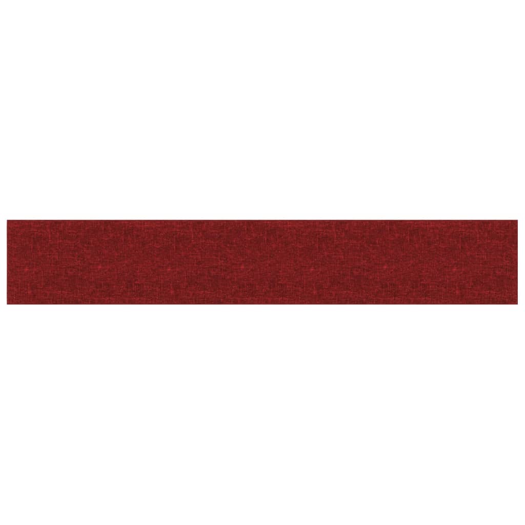 Wall panels 12 pcs. Wine red 90x15 cm fabric 1.62 m²