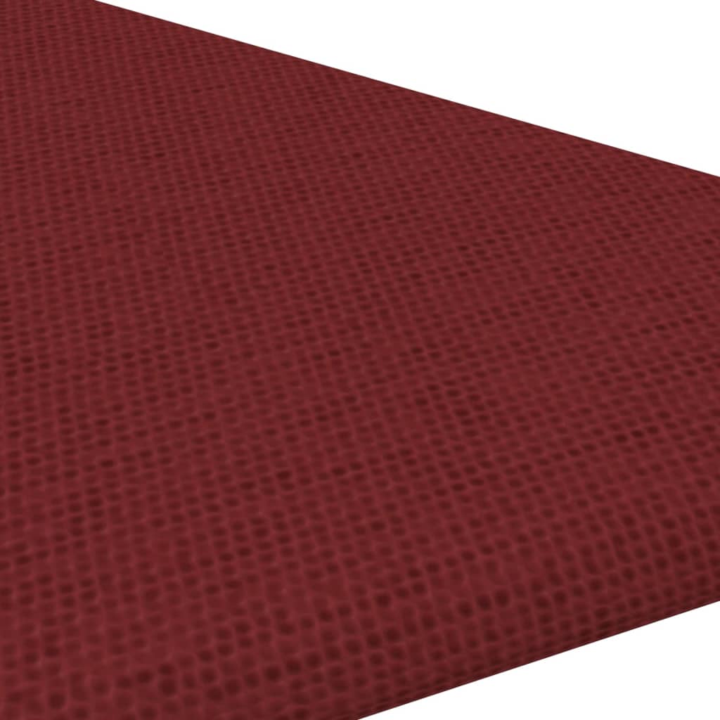 Wall panels 12 pcs. Wine red 30x30 cm fabric 0.54 m²