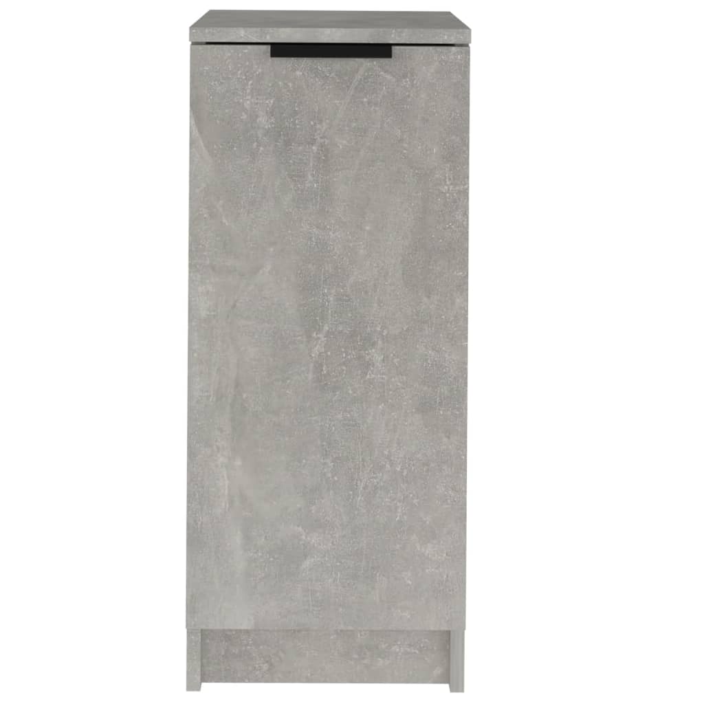 Shoe rack concrete gray 30x35x70 cm made of wood