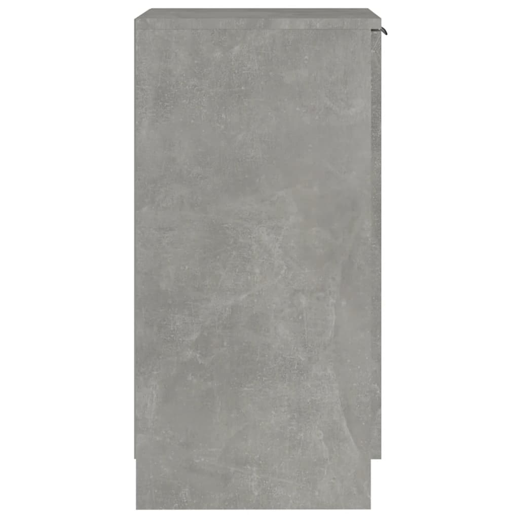 Shoe rack concrete gray 30x35x70 cm made of wood