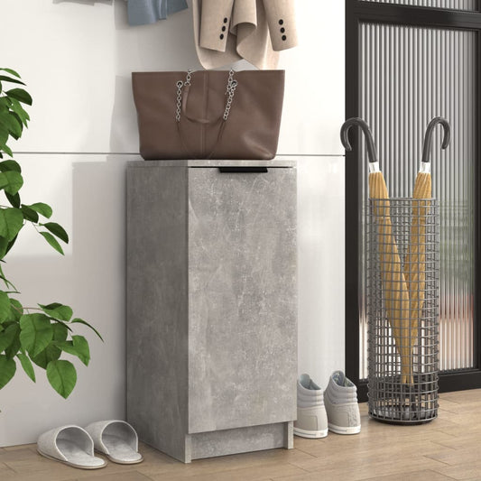 Shoe rack concrete gray 30x35x70 cm made of wood