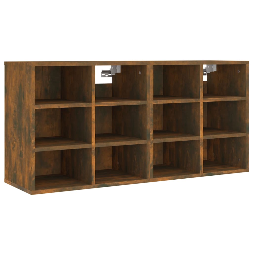 Shoe racks 2 pcs. smoked oak 52.5x30x50 cm