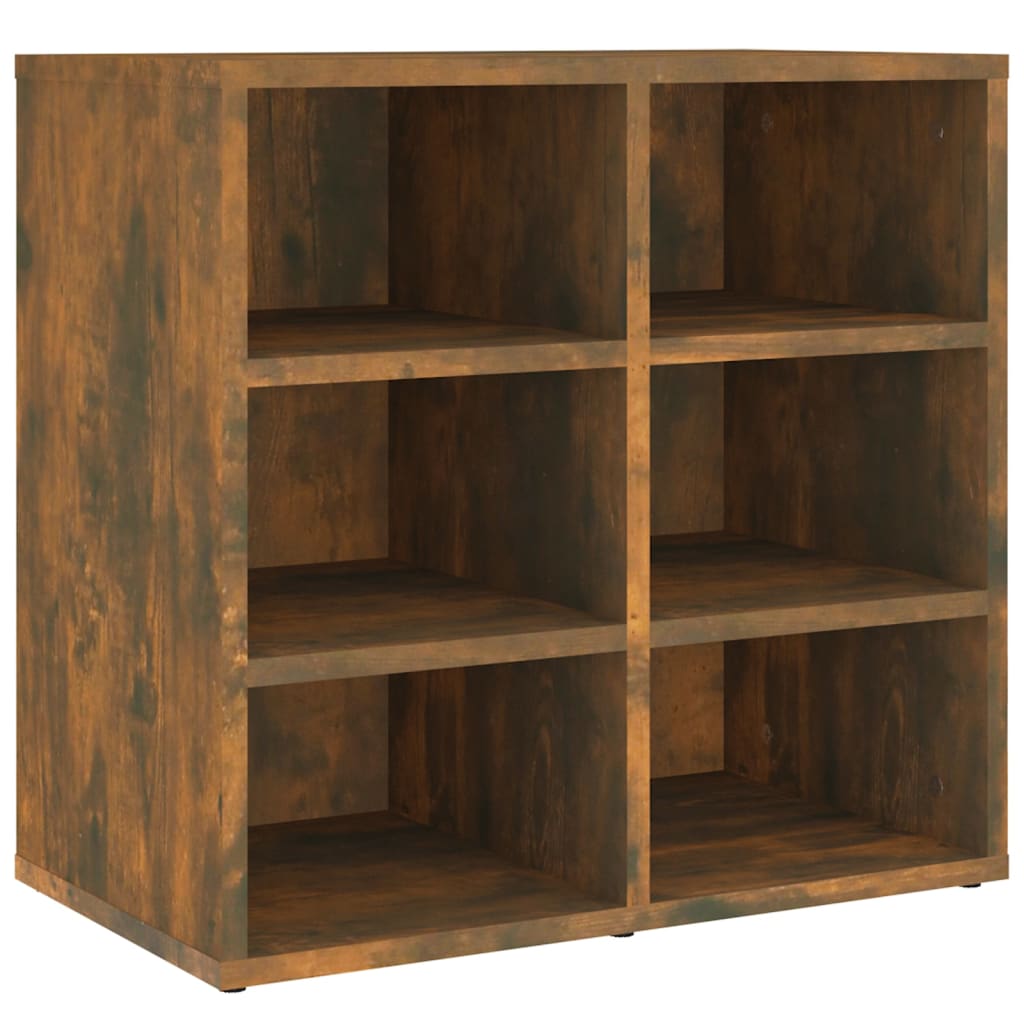 Shoe racks 2 pcs. smoked oak 52.5x30x50 cm