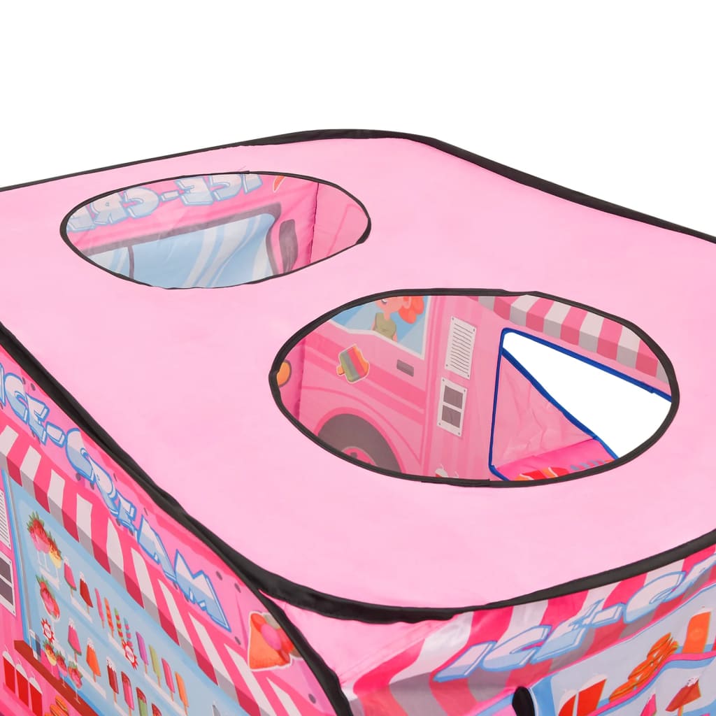 Tente de jeu pour enfants rose 70x112x70 cm