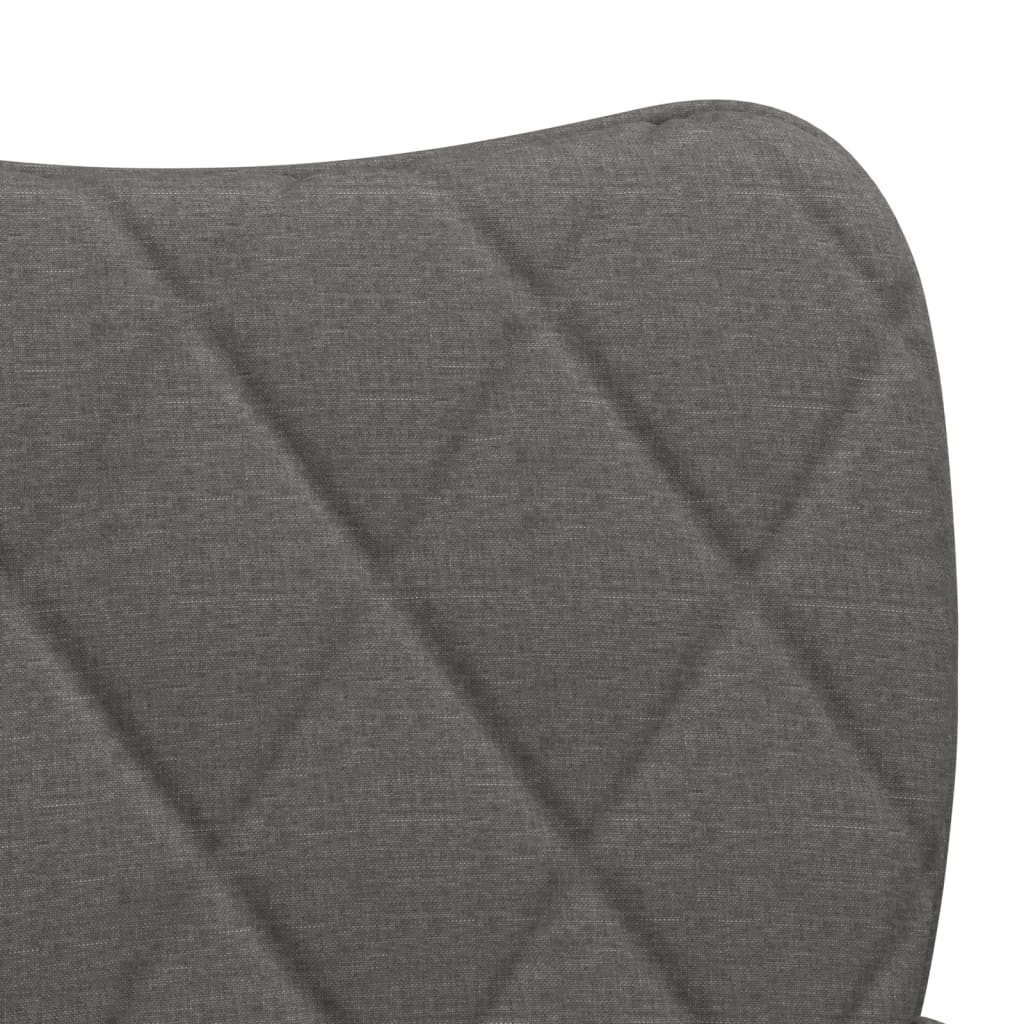 Dining room chairs 2 pcs. Dark gray fabric