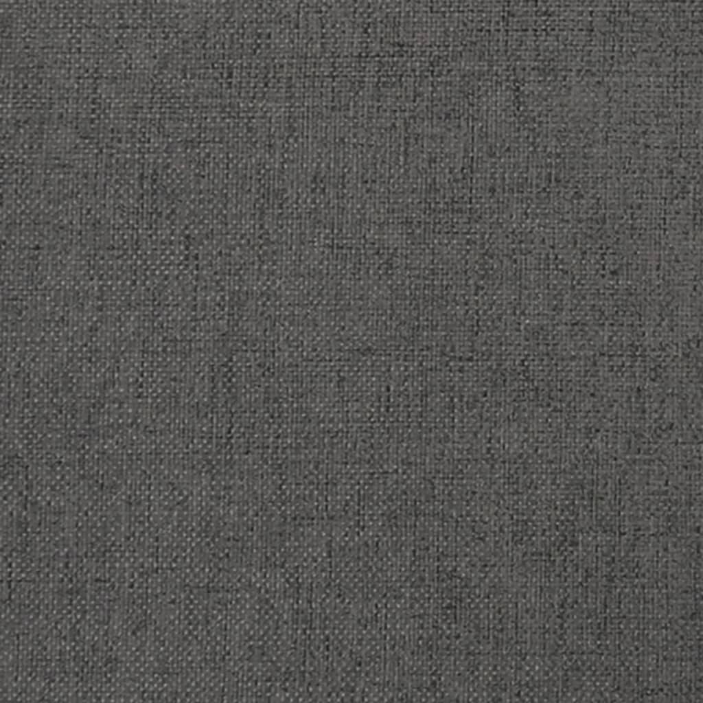 Dining room chairs 2 pcs. Dark gray fabric