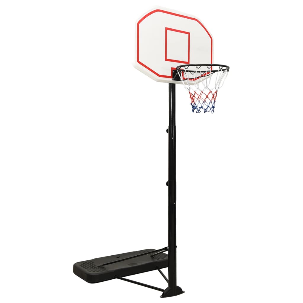 Basketball stand white 258-363 cm polyethylene