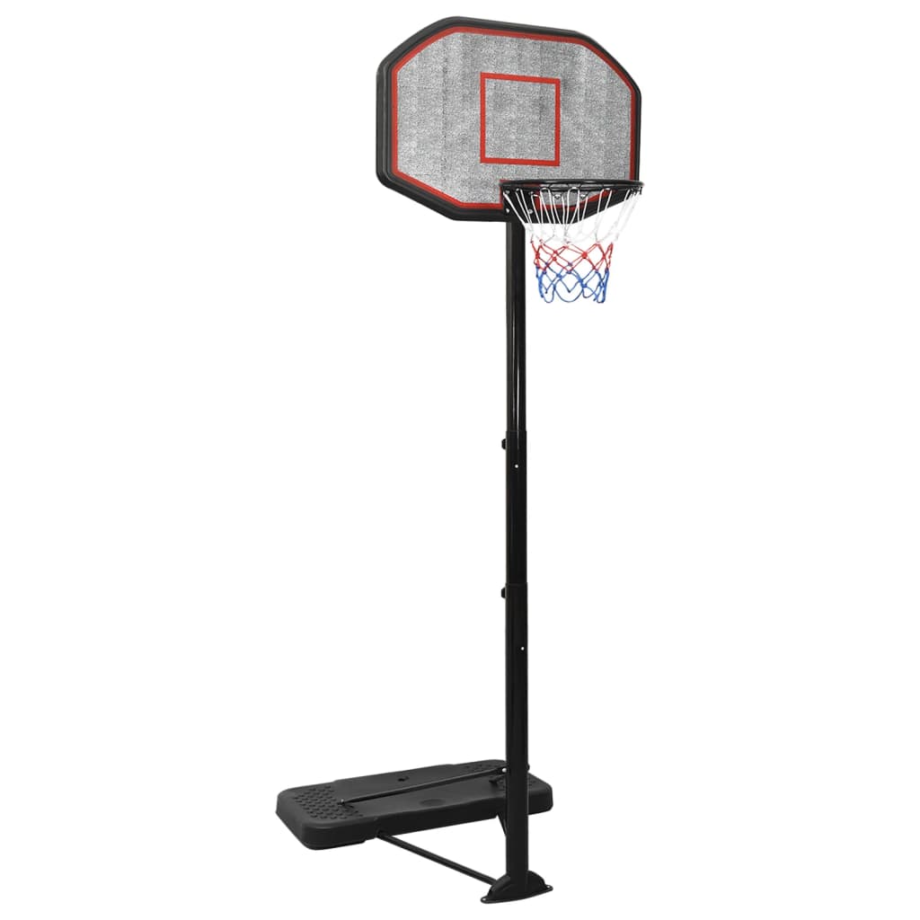 Support de basket noir 258-363 cm en polyéthylène