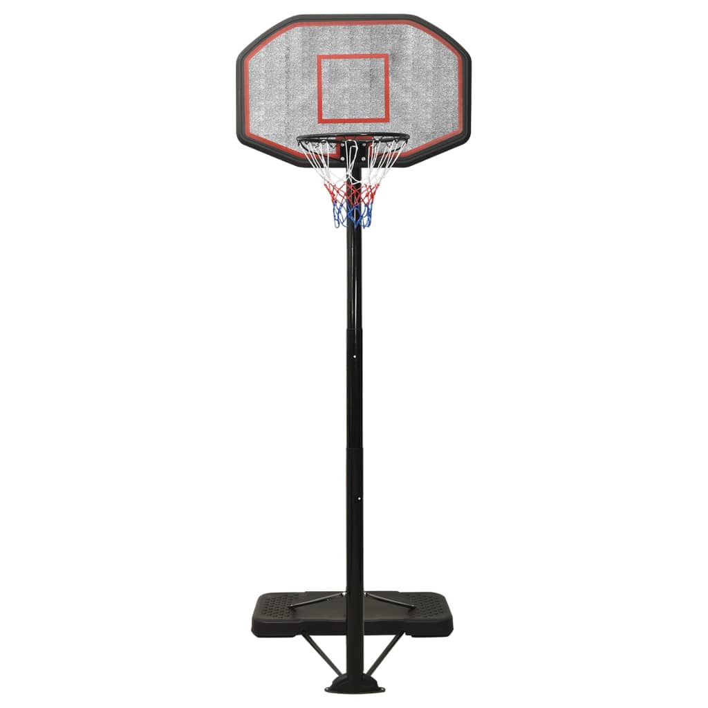 Support de basket noir 258-363 cm en polyéthylène