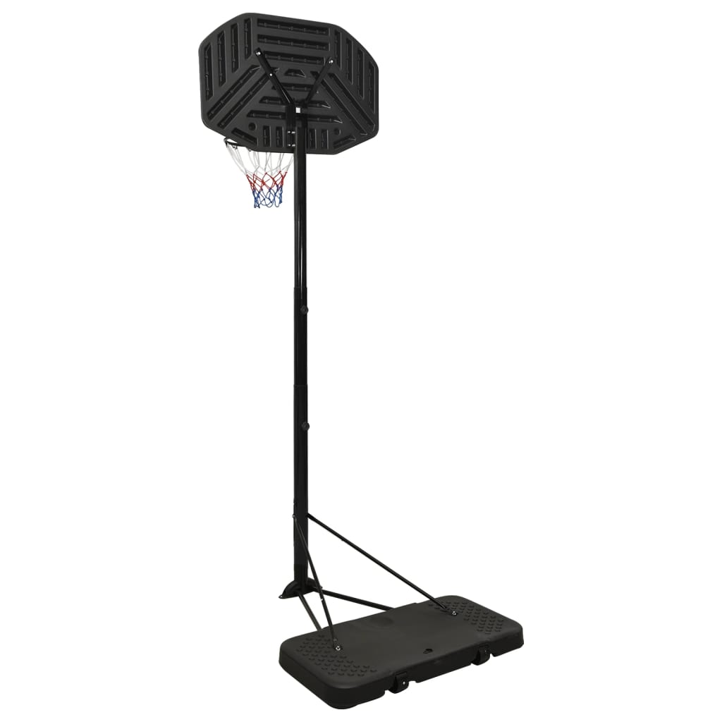 Support de basket noir 258-363 cm en polyéthylène