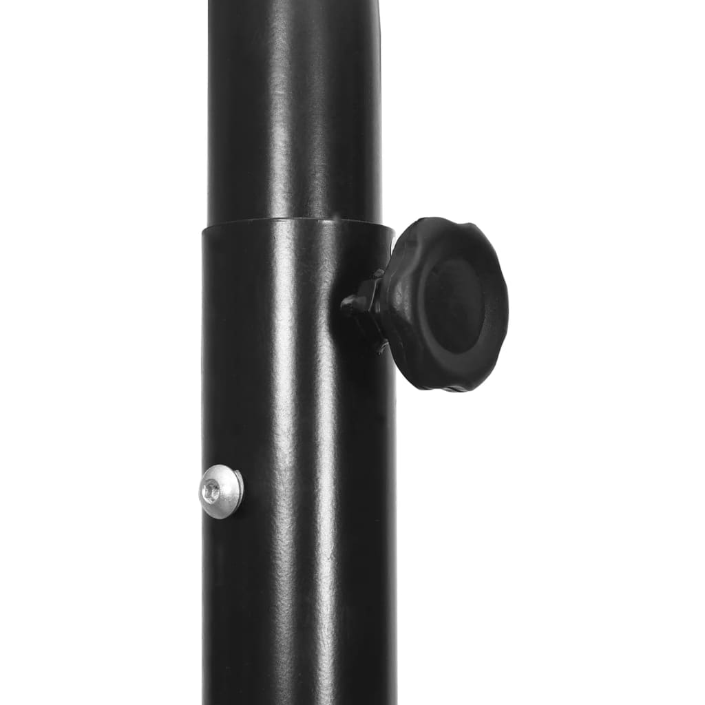 Basketball stand black 237-307 cm polyethylene