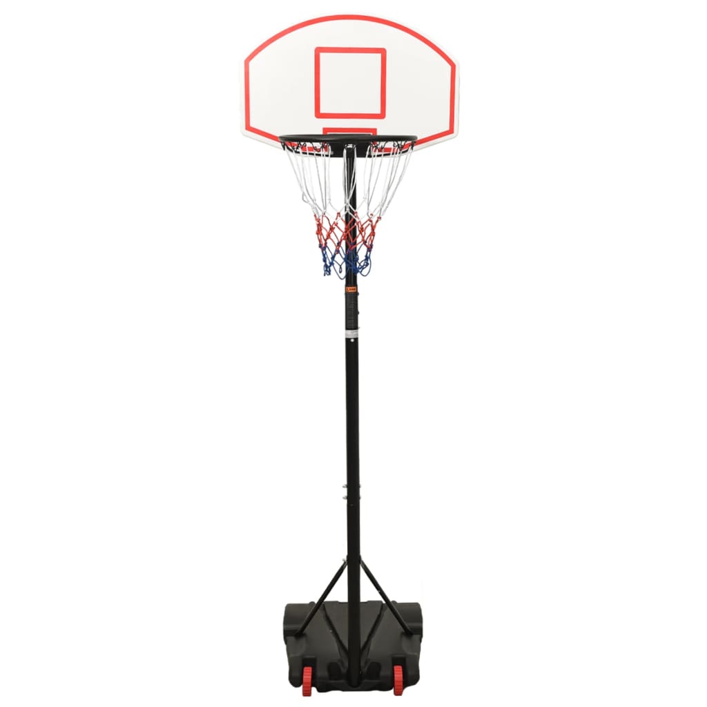 Support de basket blanc 216-250 cm en polyéthylène