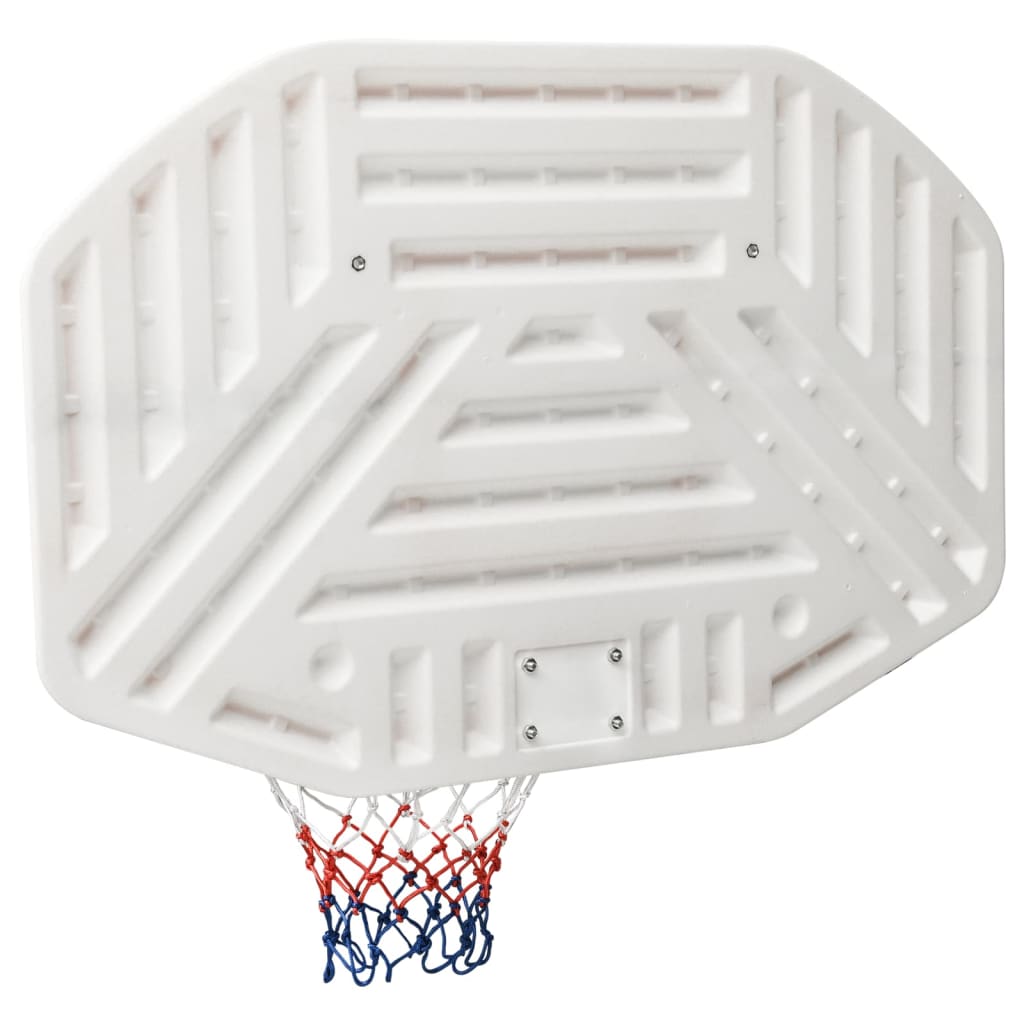 Basketball hoop white 109x71x3 cm polyethylene