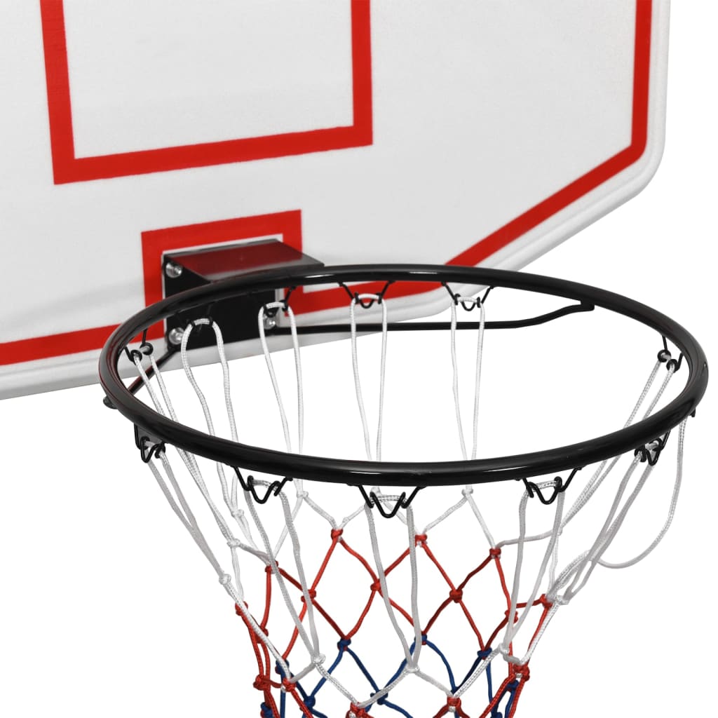 Basketball hoop white 109x71x3 cm polyethylene