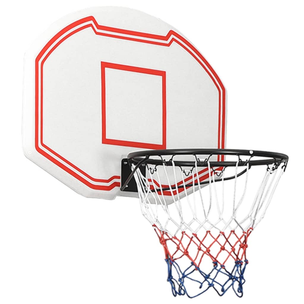 Panier de basket blanc 90x60x2 cm en polyéthylène