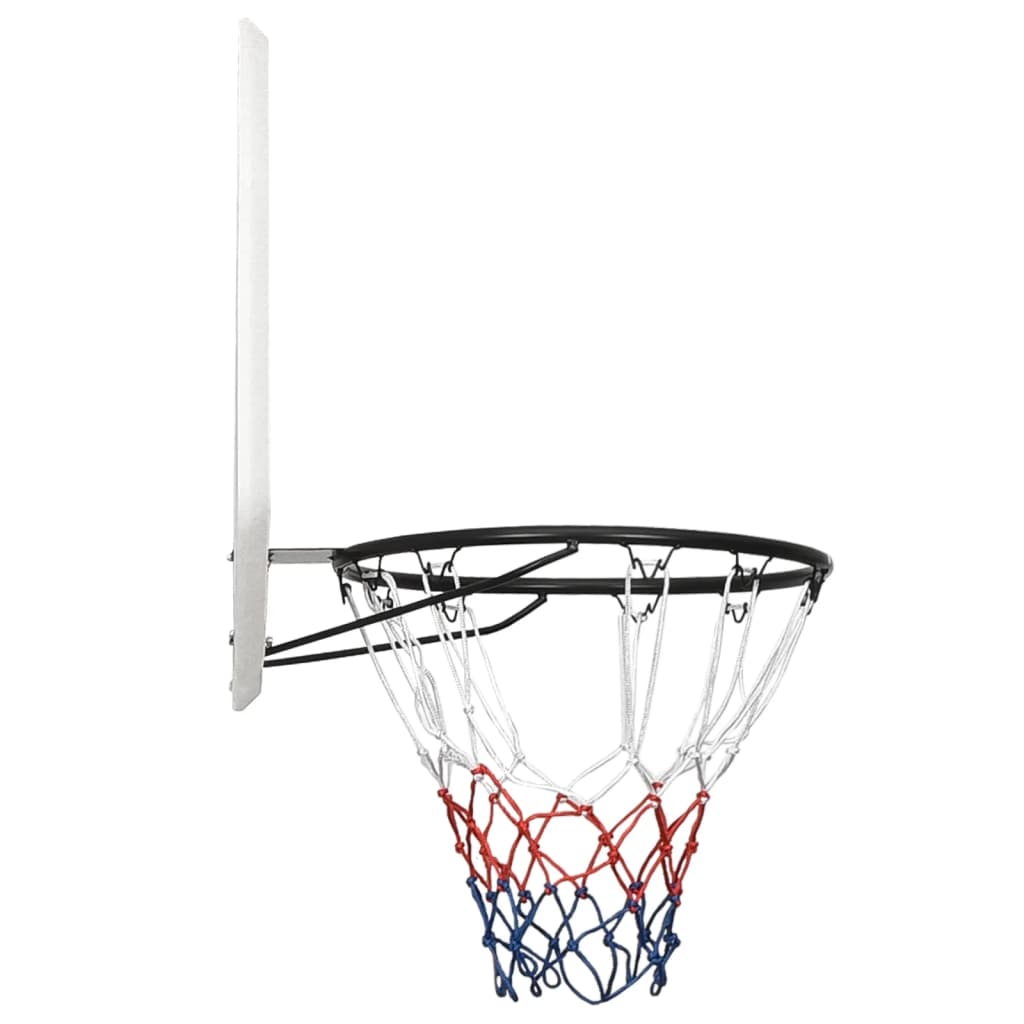 Panier de basket blanc 90x60x2 cm en polyéthylène