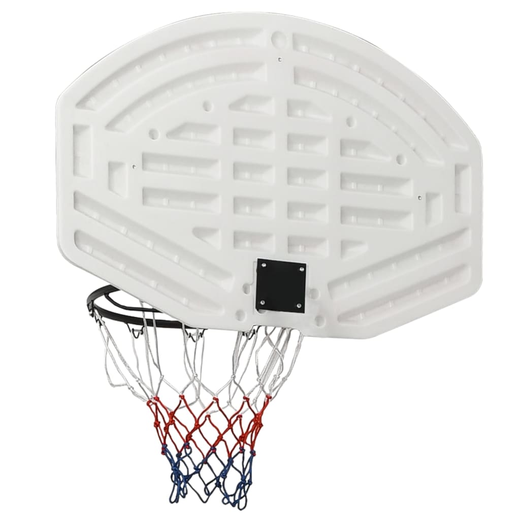 Panier de basket blanc 90x60x2 cm en polyéthylène