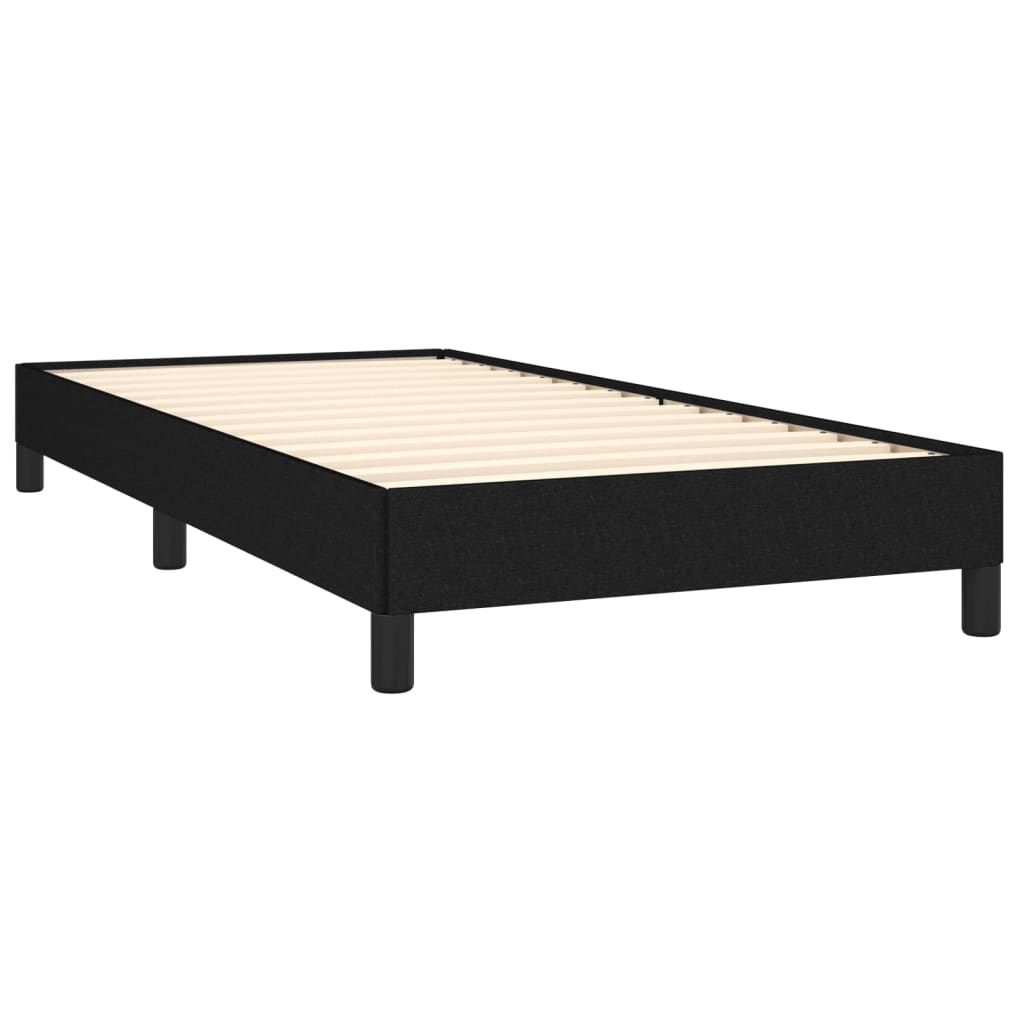 Bettgestell ohne Matratze Schwarz 90x200 cm Stoff