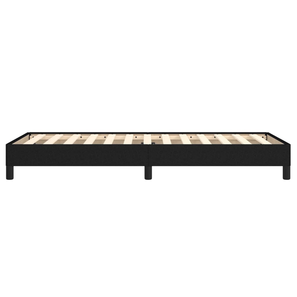Bettgestell ohne Matratze Schwarz 90x200 cm Stoff