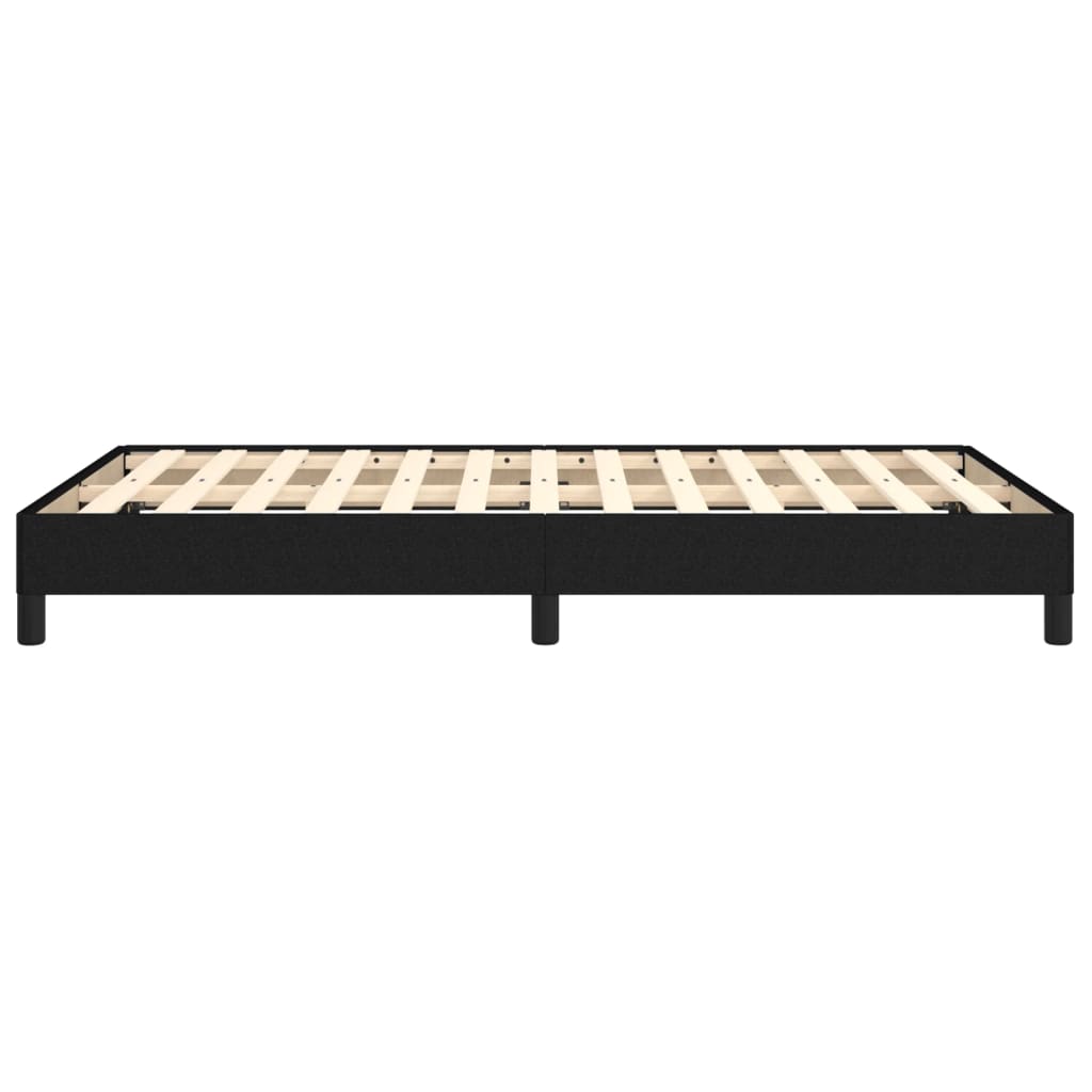 Bettgestell ohne Matratze Schwarz 120x200 cm Stoff