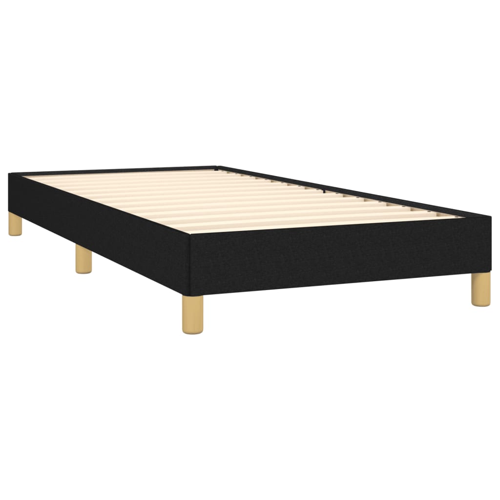 Bettgestell ohne Matratze Schwarz 80x200 cm Stoff