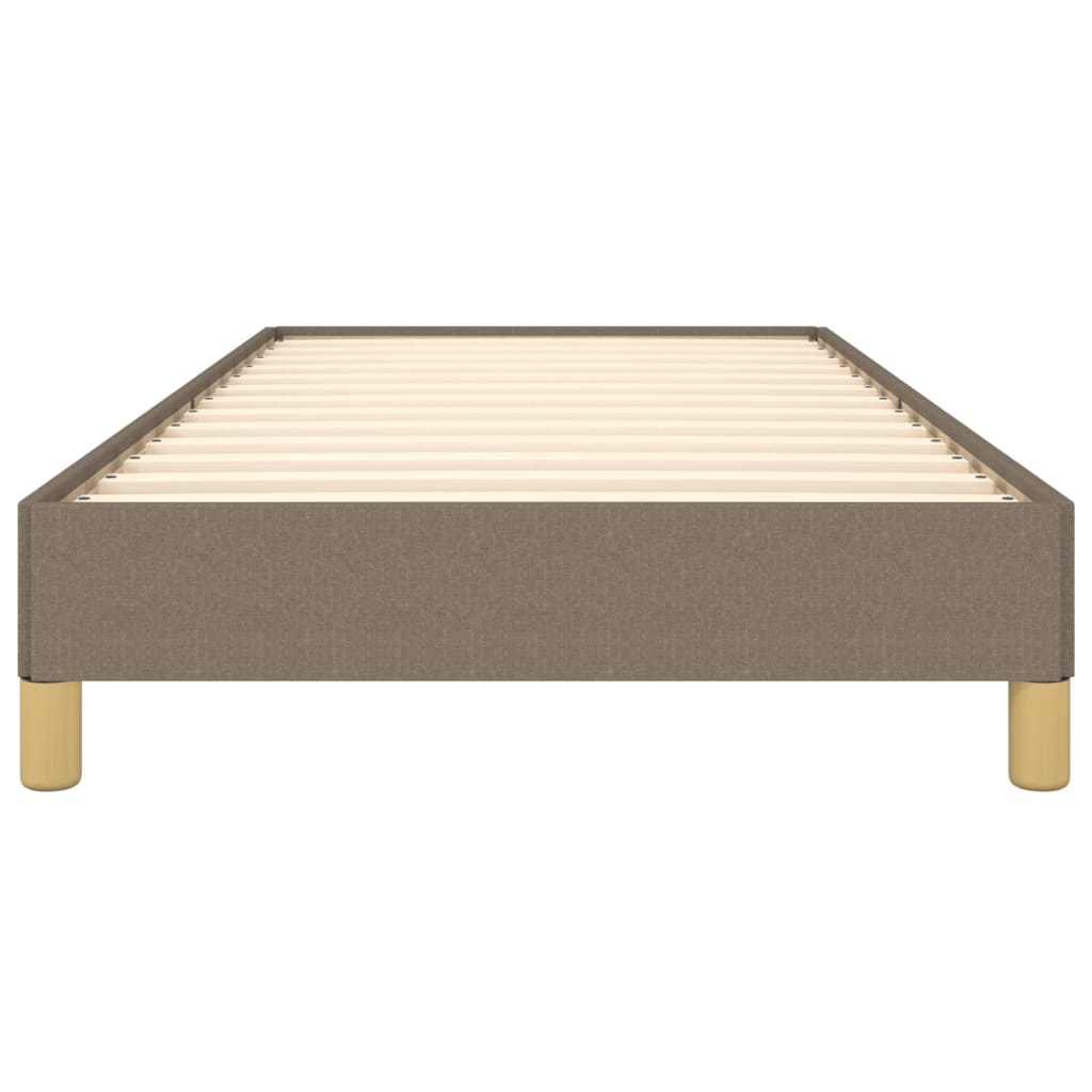 Bettgestell ohne Matratze Taupe 80x200 cm Stoff