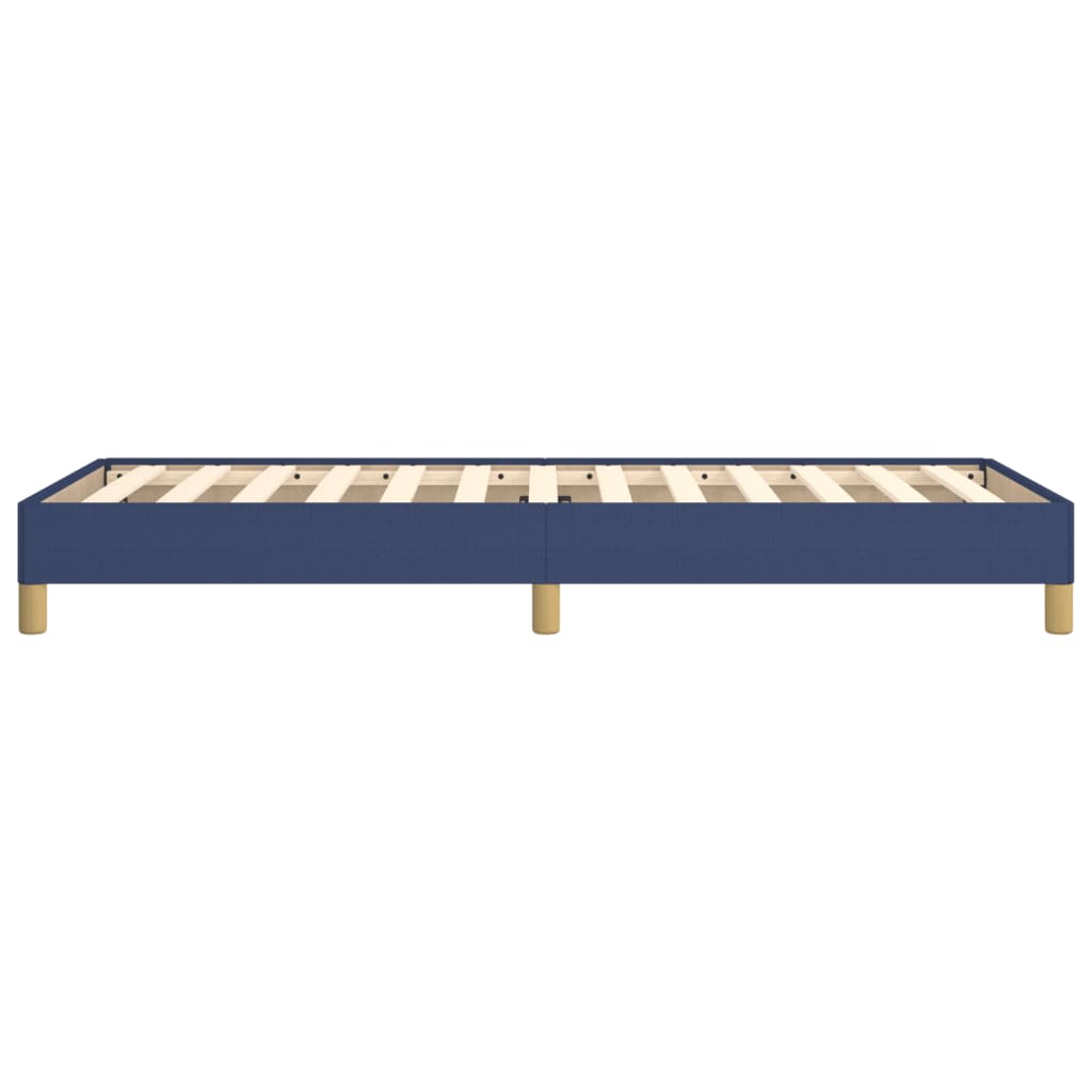 Bettgestell ohne Matratze Blau 80x200 cm Stoff