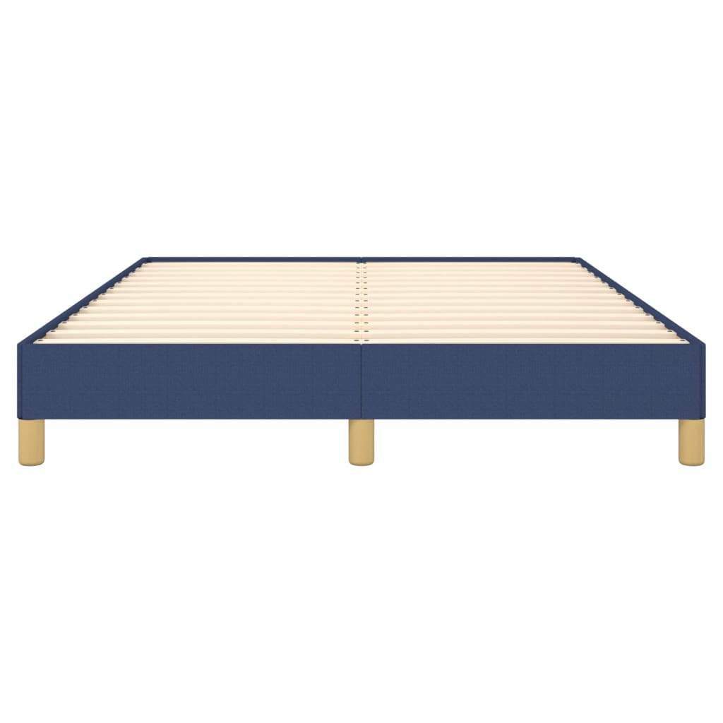 Bettgestell ohne Matratze Blau 140x190 cm Stoff