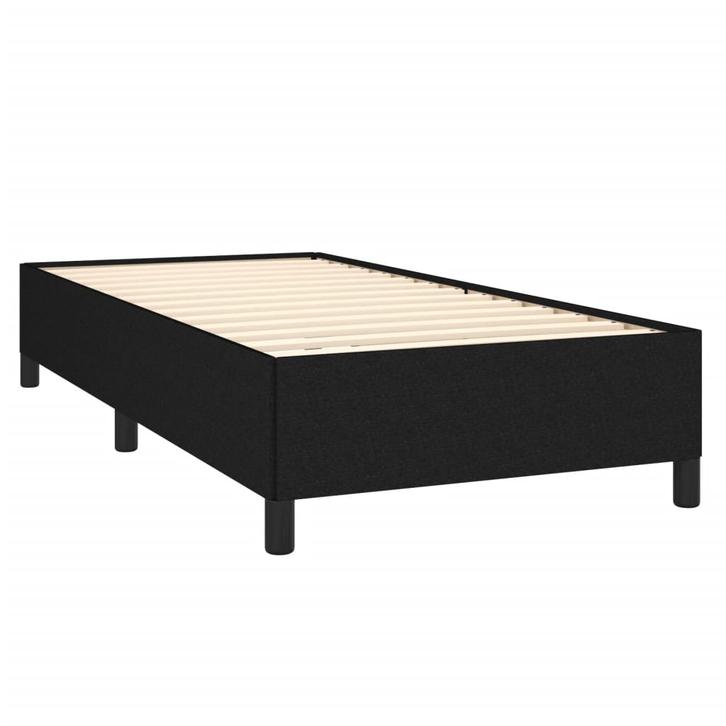 Bettgestell ohne Matratze Schwarz 90x190 cm Stoff