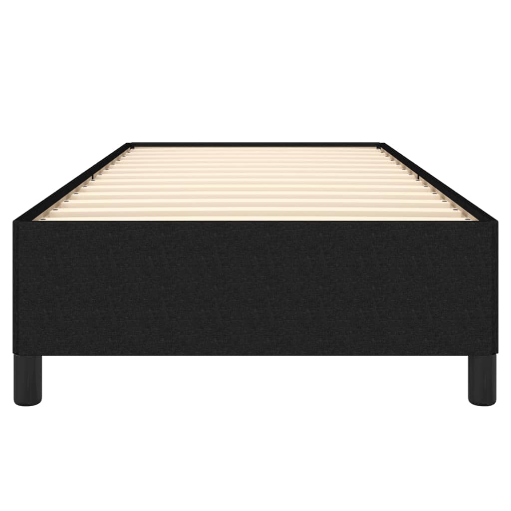 Bettgestell ohne Matratze Schwarz 90x190 cm Stoff