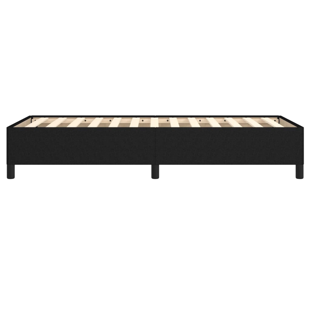 Bettgestell ohne Matratze Schwarz 90x190 cm Stoff