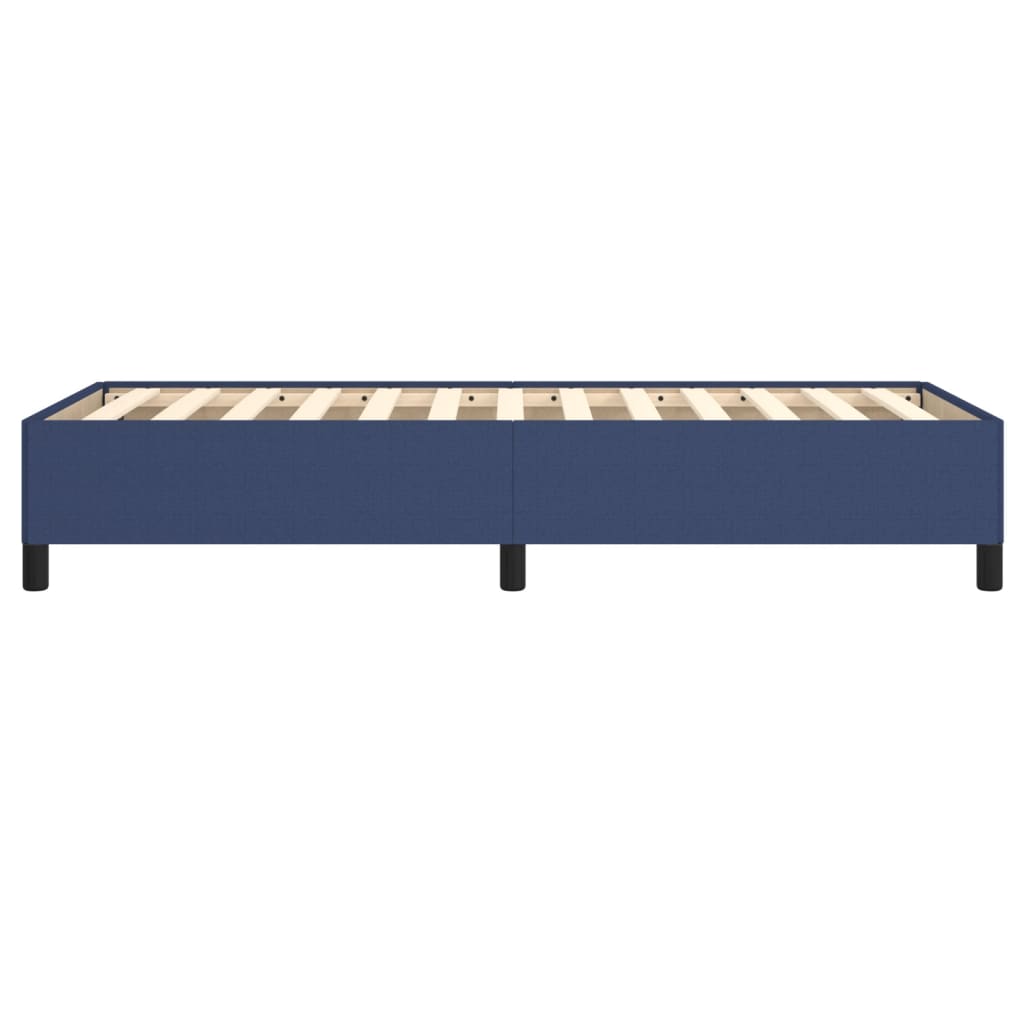 Bettgestell ohne Matratze Blau 90x190 cm Stoff