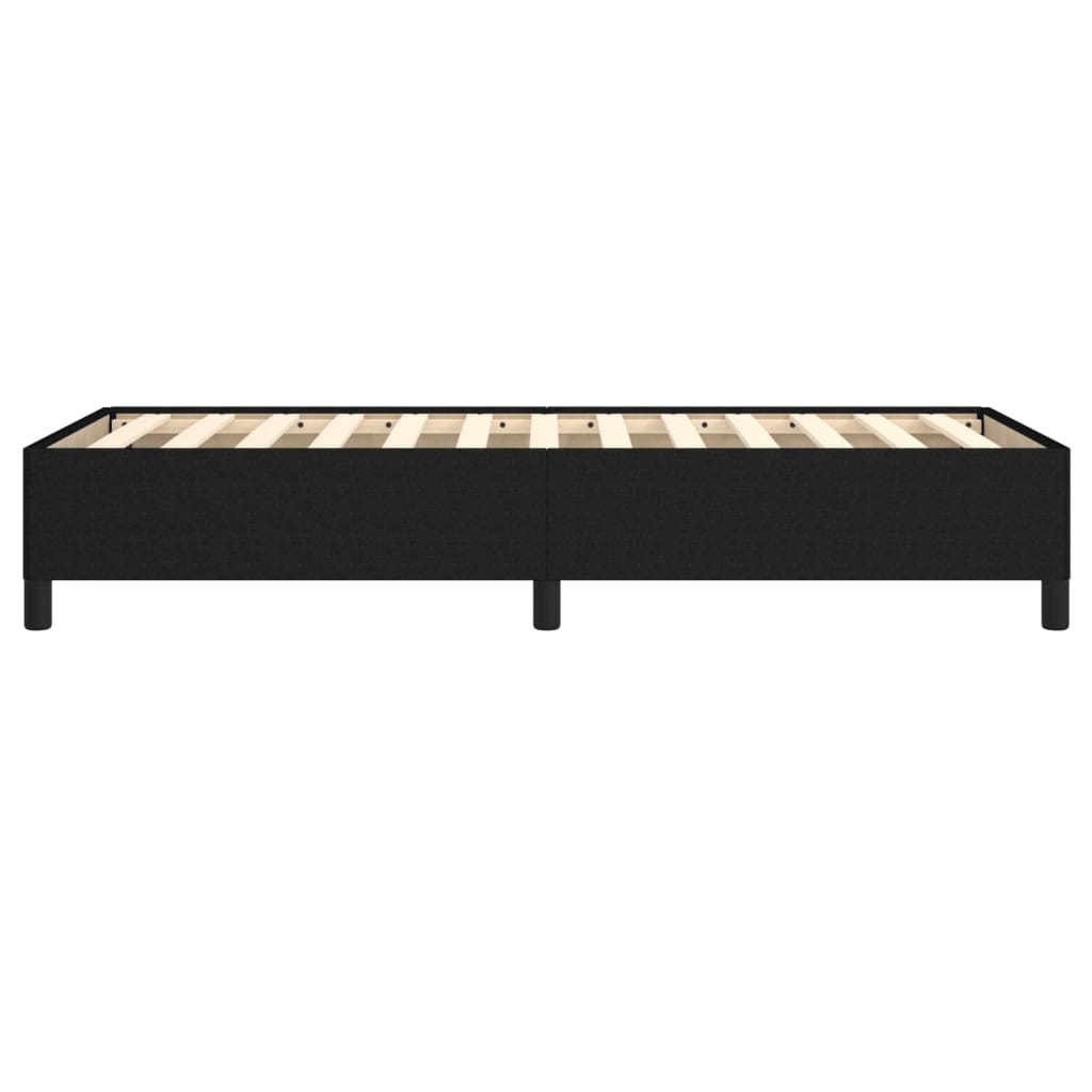 Bettgestell ohne Matratze Schwarz 90x200 cm Stoff
