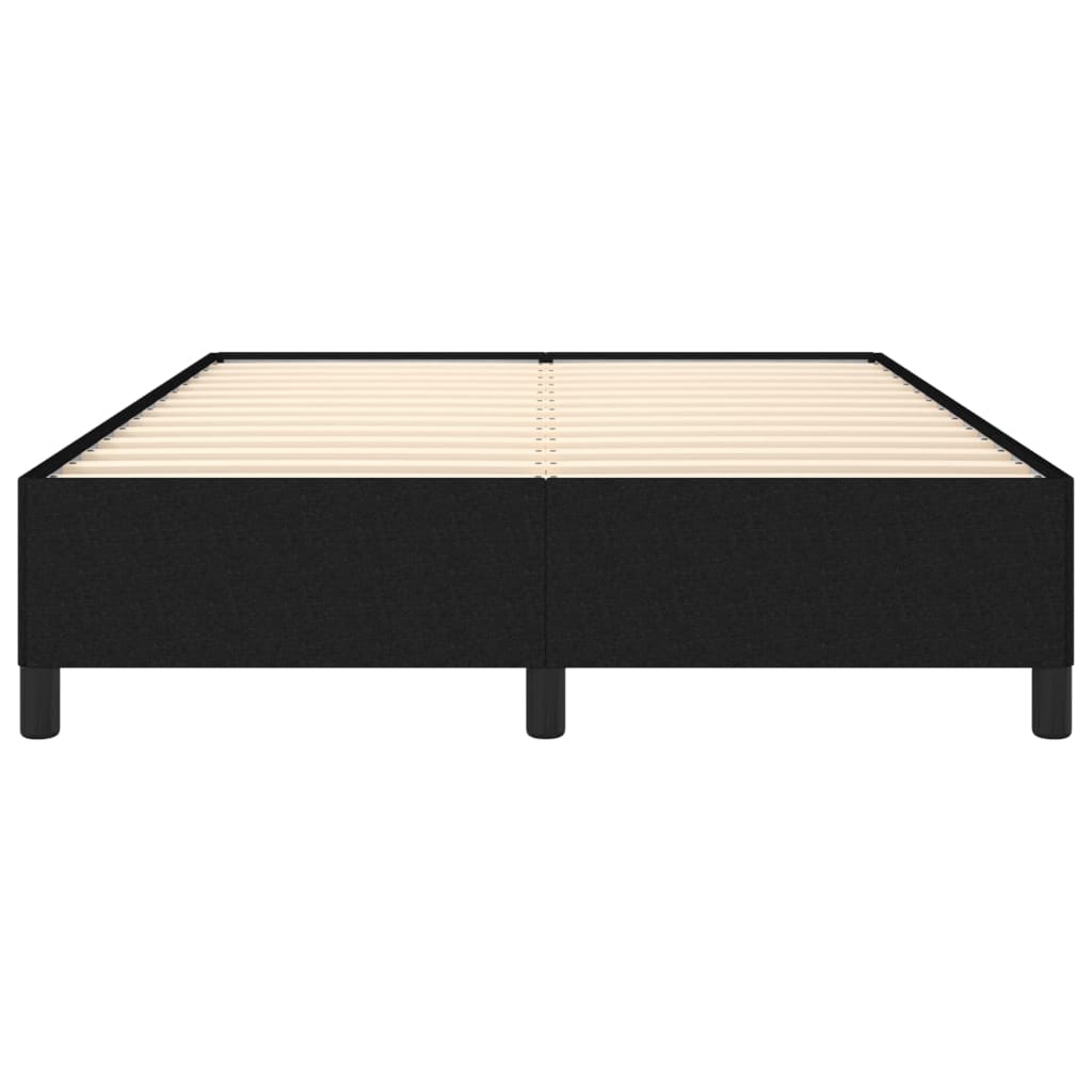 Bettgestell ohne Matratze Schwarz 140x200 cm Stoff