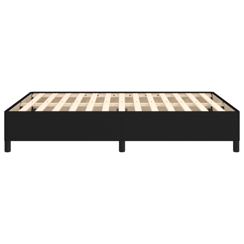 Bettgestell ohne Matratze Schwarz 140x200 cm Stoff