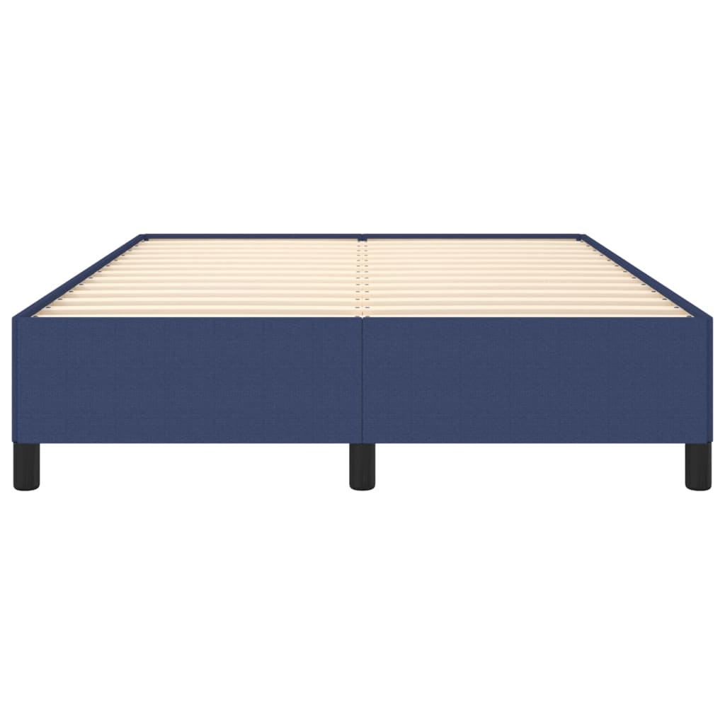Bettgestell ohne Matratze Blau 140x200 cm Stoff