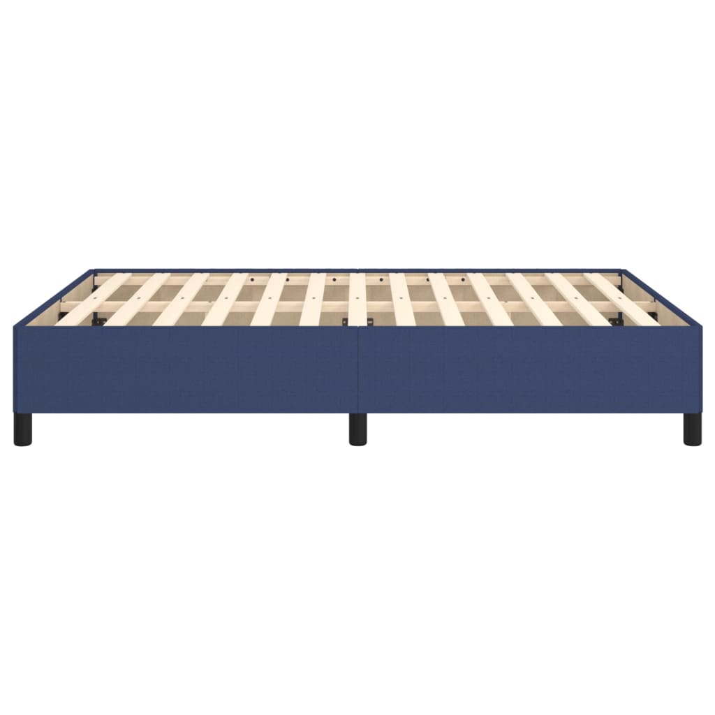 Bettgestell ohne Matratze Blau 140x200 cm Stoff
