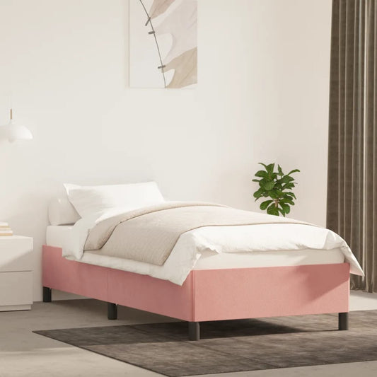 Bettgestell Rosa 100x200 cm Samt
