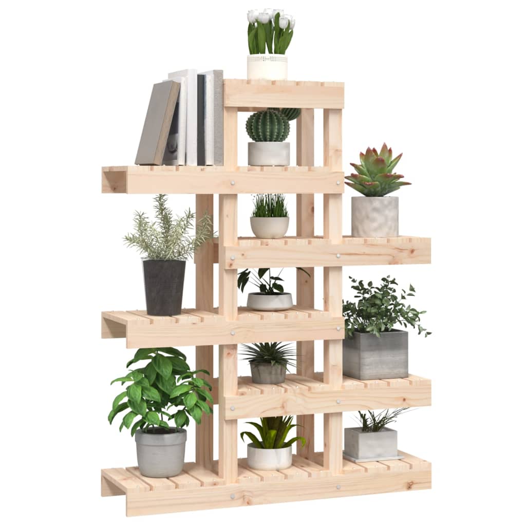 Plant stand 85x25x109,5 cm solid pine wood