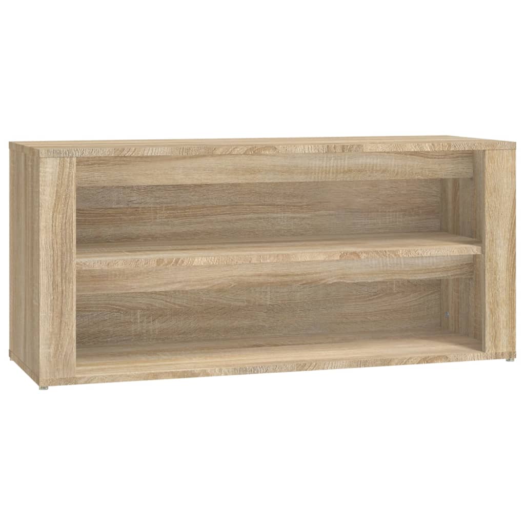 Étagère à chaussures chêne Sonoma 100x35x45 cm en bois