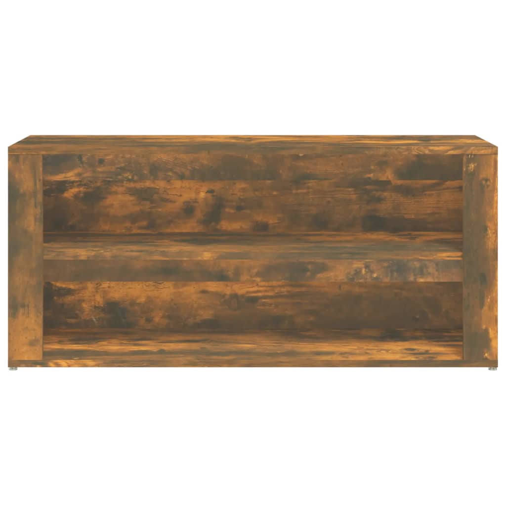 Shoe rack smoked oak 100x35x45 cm made of wood