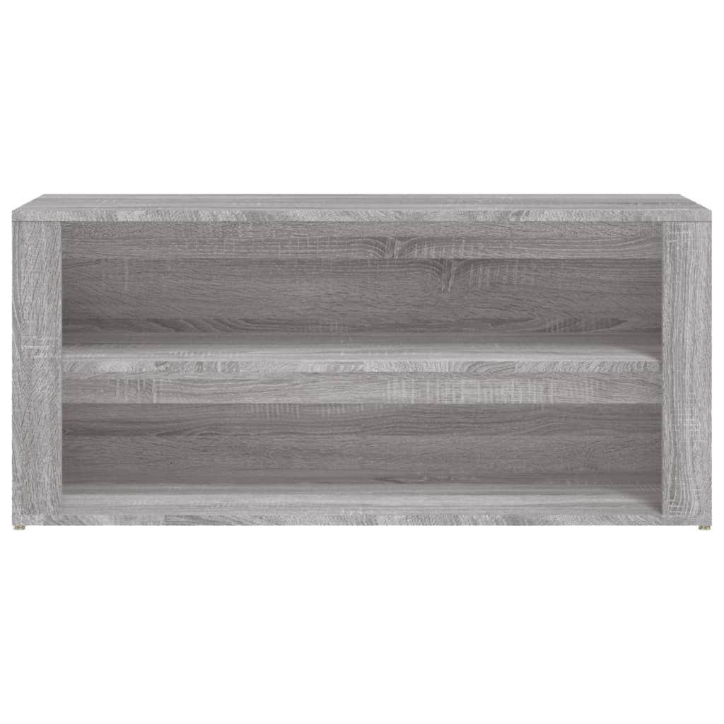 Étagère à chaussures gris Sonoma 100x35x45 cm en bois