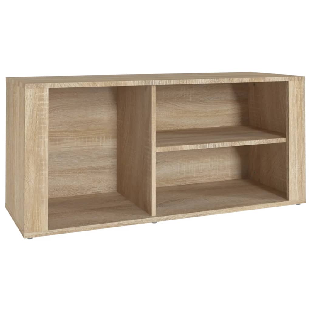 Étagère à chaussures chêne Sonoma 100x35x45 cm en bois