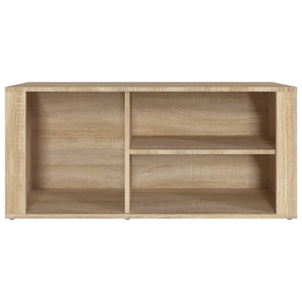Étagère à chaussures chêne Sonoma 100x35x45 cm en bois