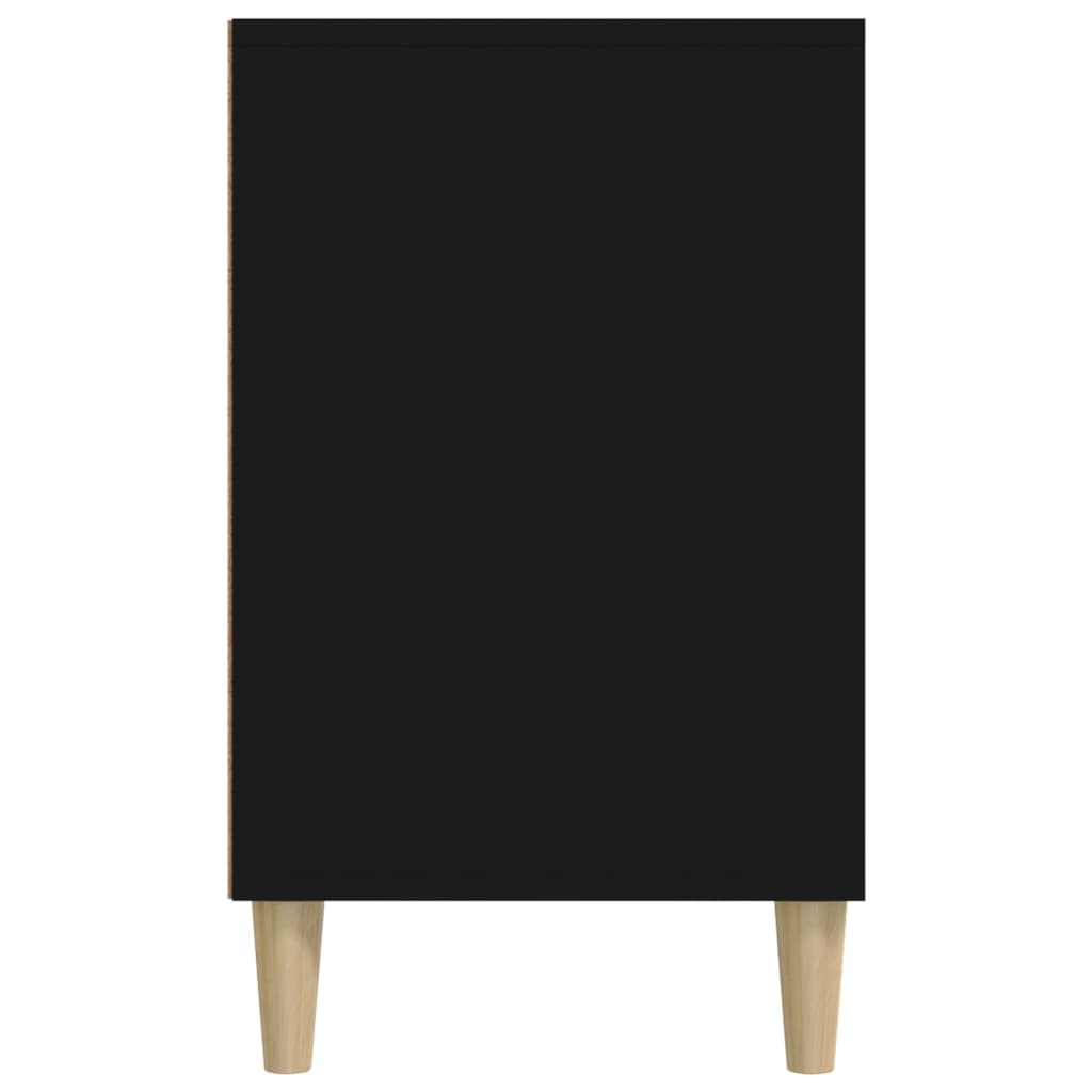 Étagère à chaussures noir 102x36x60 cm en bois