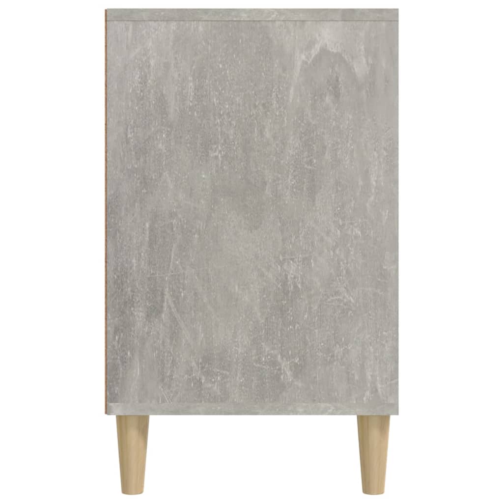 Shoe rack concrete gray 102x36x60 cm made of wood