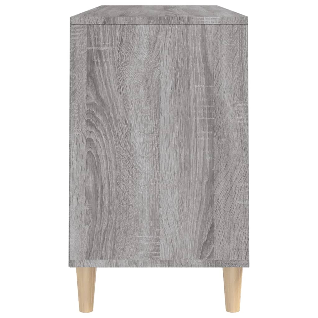 Étagère à chaussures gris Sonoma 102x36x60 cm en bois
