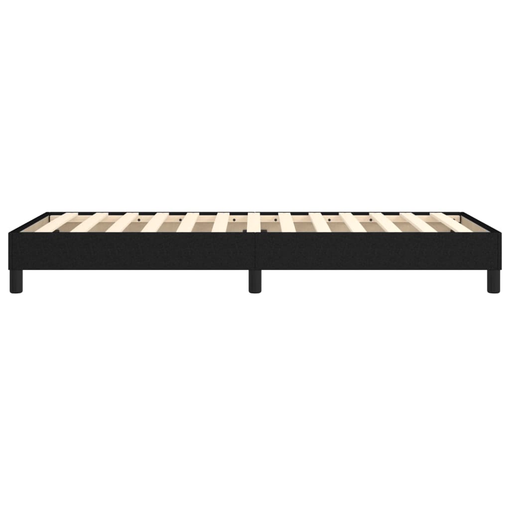 Bettgestell ohne Matratze Schwarz 90x200 cm Stoff