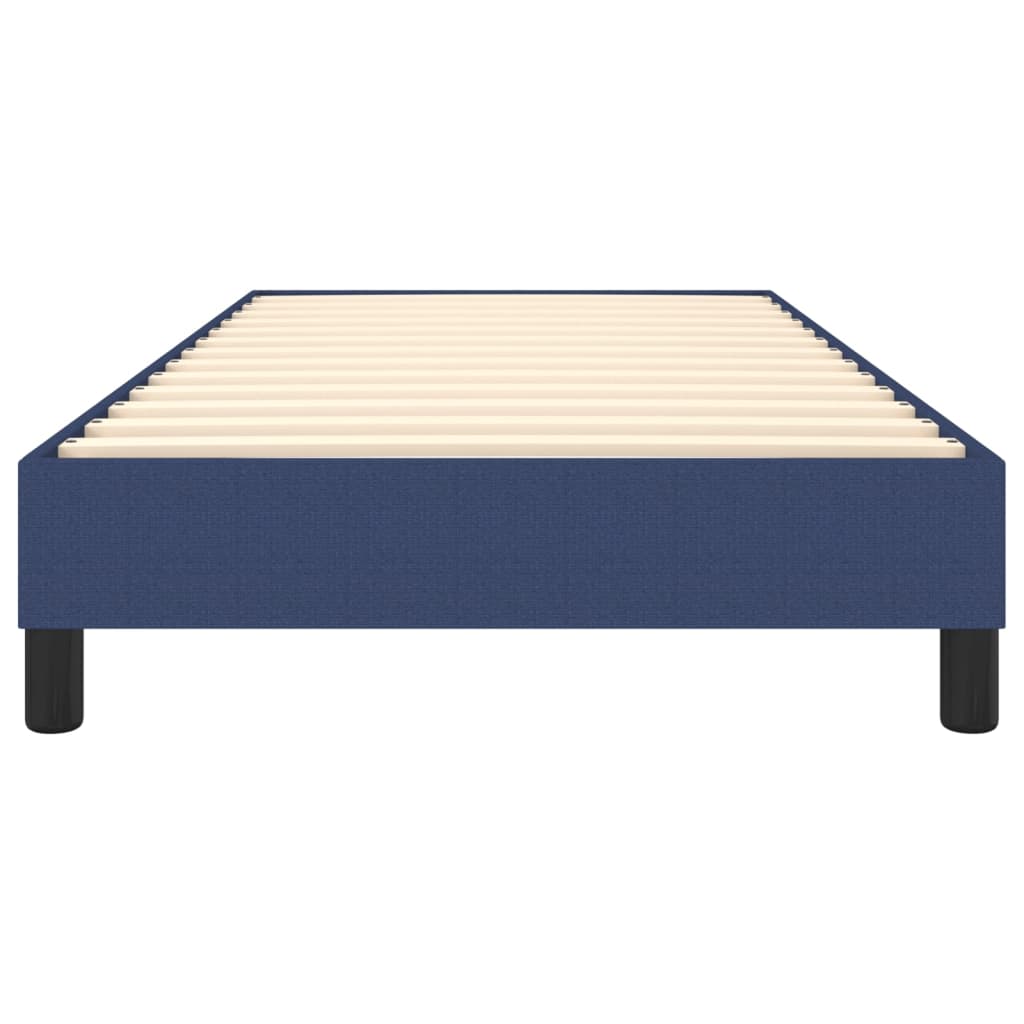 Bettgestell ohne Matratze Blau 90x200 cm Stoff