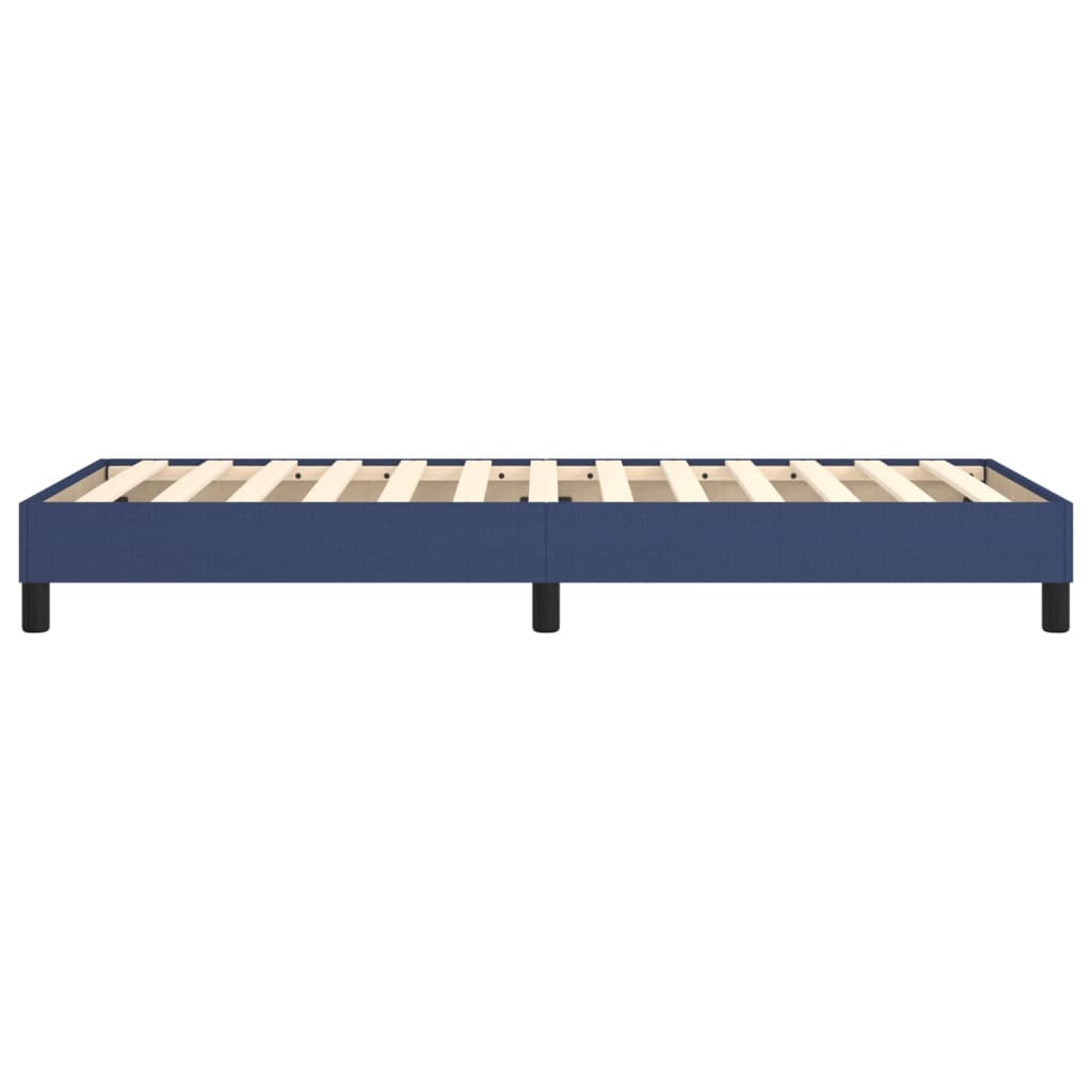 Bettgestell ohne Matratze Blau 90x200 cm Stoff